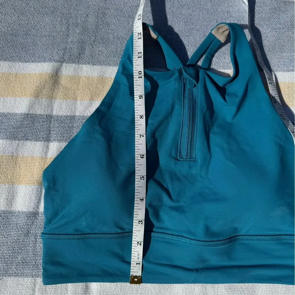 *NWT, Lululemon, Women, Energy High Neck Bra with Zip, Sz 8, B-D Cups